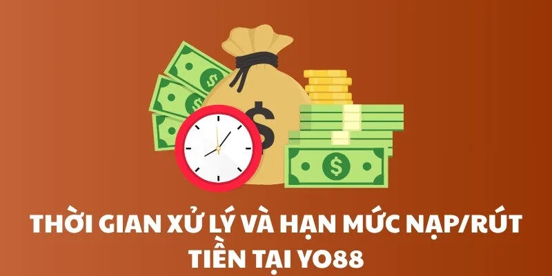Thời gian xử lý và hạn mức nạp/rút tiền tại Yo88